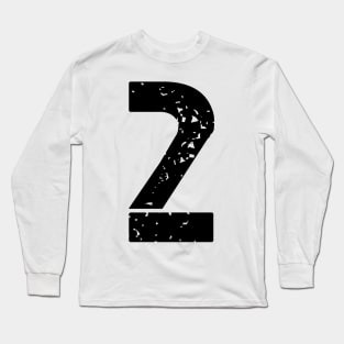 Number Two 2 Long Sleeve T-Shirt